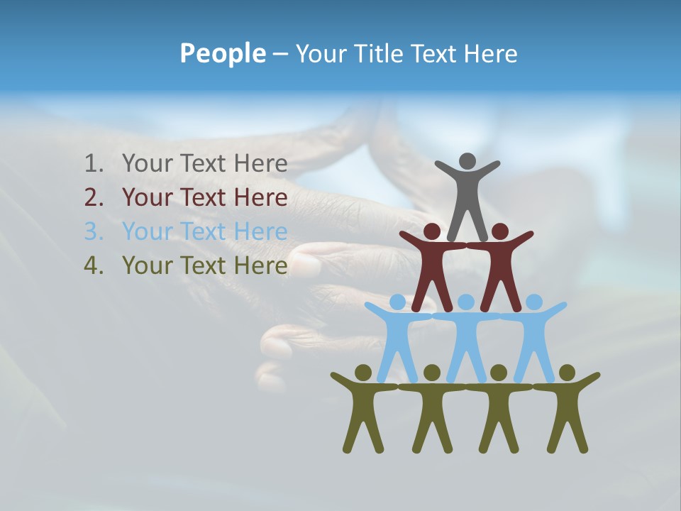 Thoughtful Grandfather S PowerPoint Template