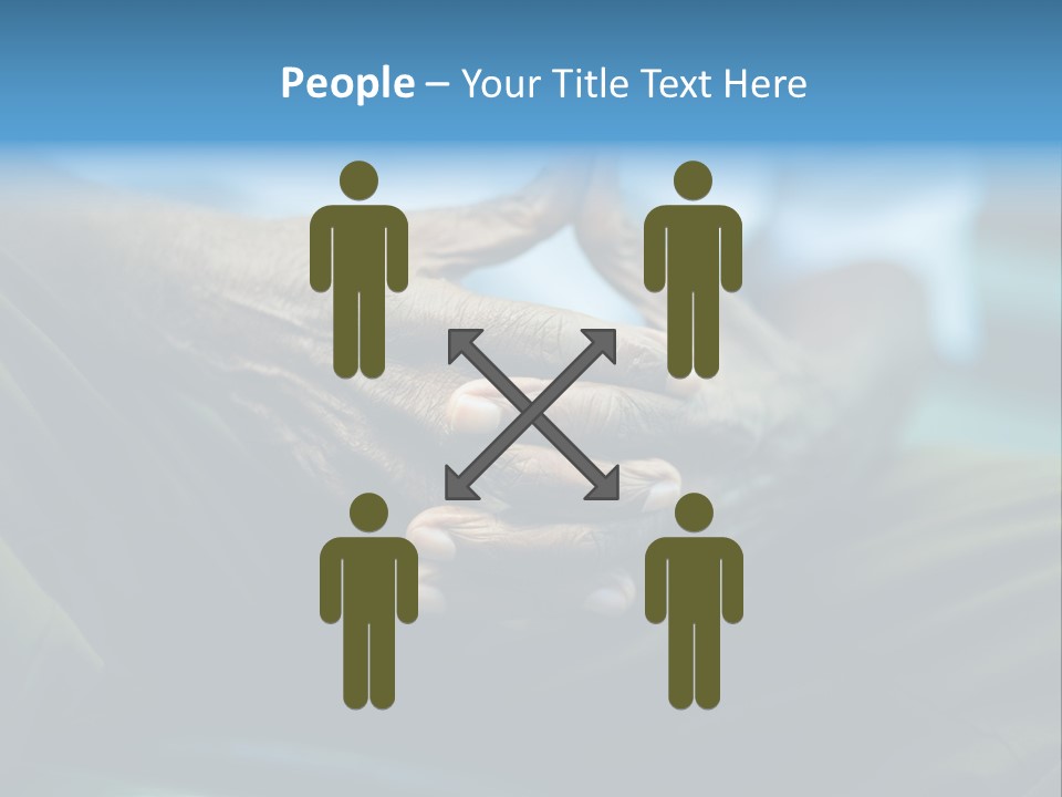 Thoughtful Grandfather S PowerPoint Template