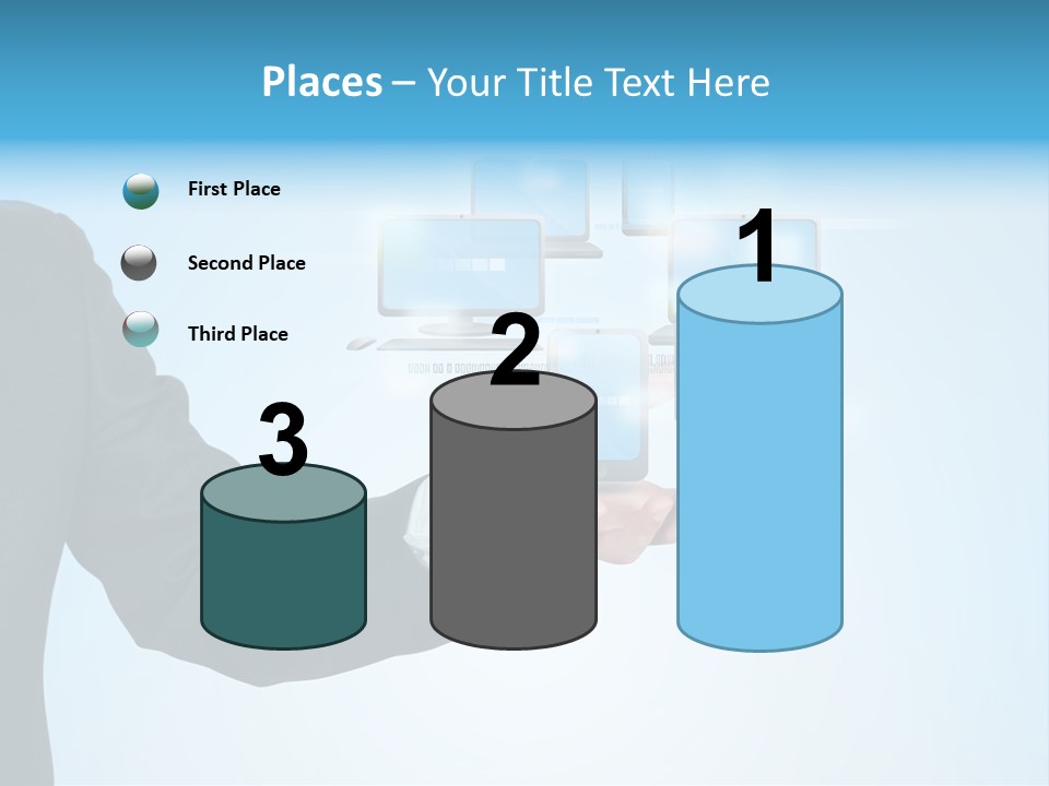 Wireless Modern Mobile PowerPoint Template