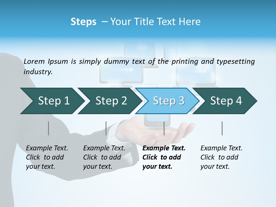 Wireless Modern Mobile PowerPoint Template