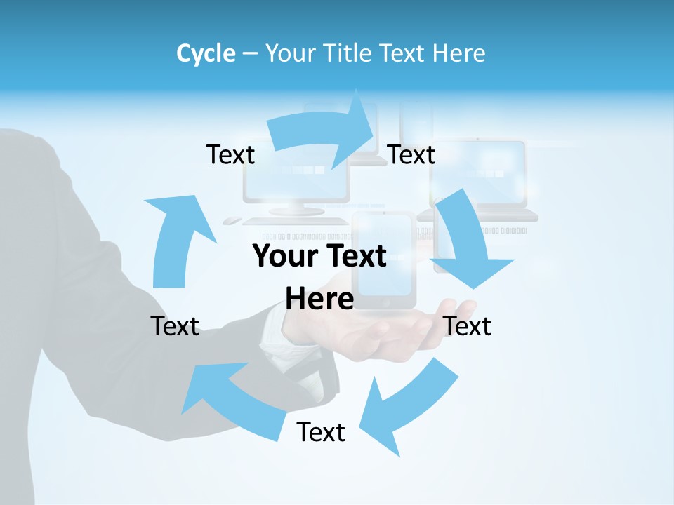 Wireless Modern Mobile PowerPoint Template