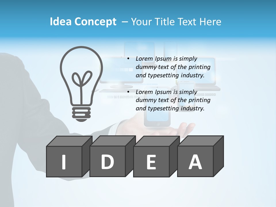 Wireless Modern Mobile PowerPoint Template
