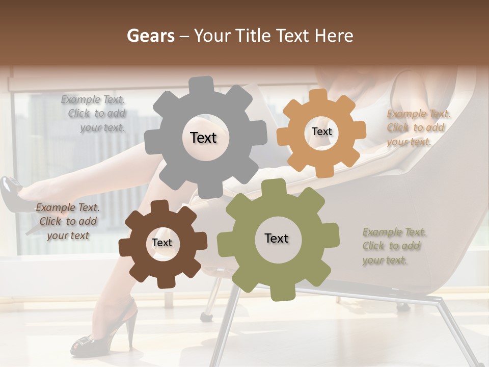 Day Business Window PowerPoint Template