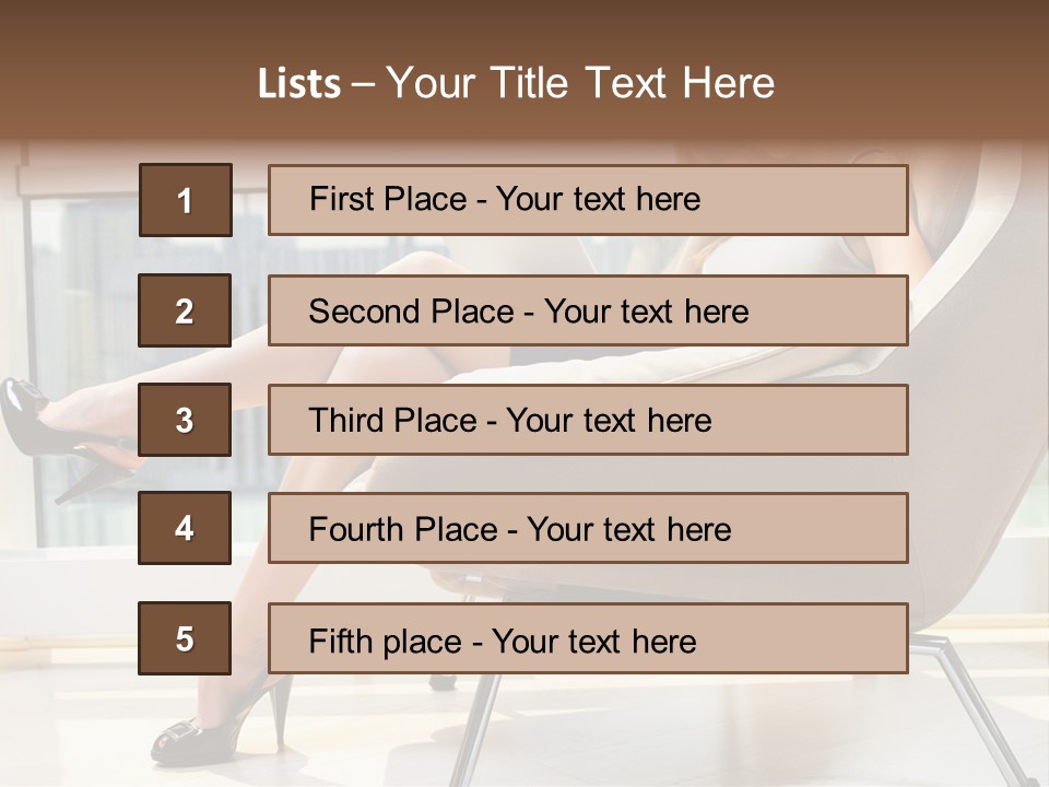 Day Business Window PowerPoint Template