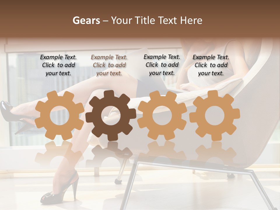Day Business Window PowerPoint Template
