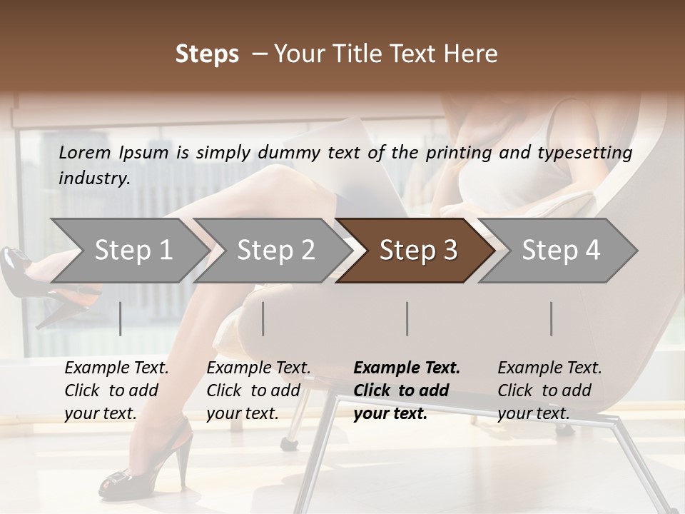 Day Business Window PowerPoint Template