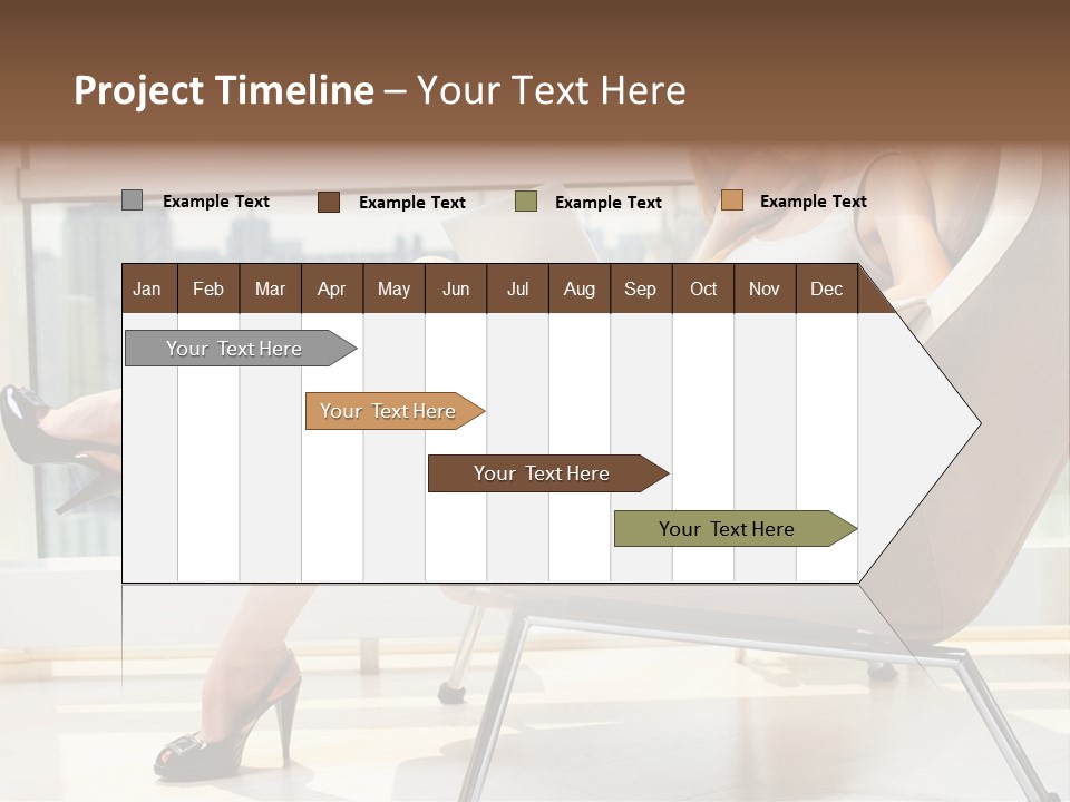 Day Business Window PowerPoint Template
