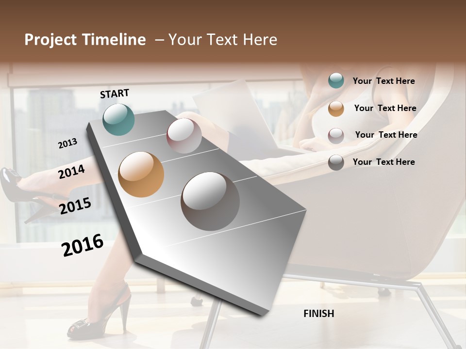 Day Business Window PowerPoint Template