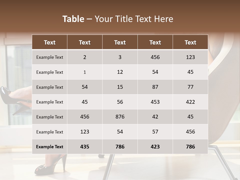 Day Business Window PowerPoint Template