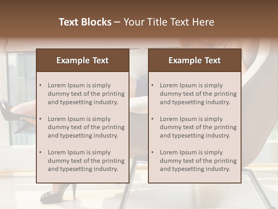 Day Business Window PowerPoint Template