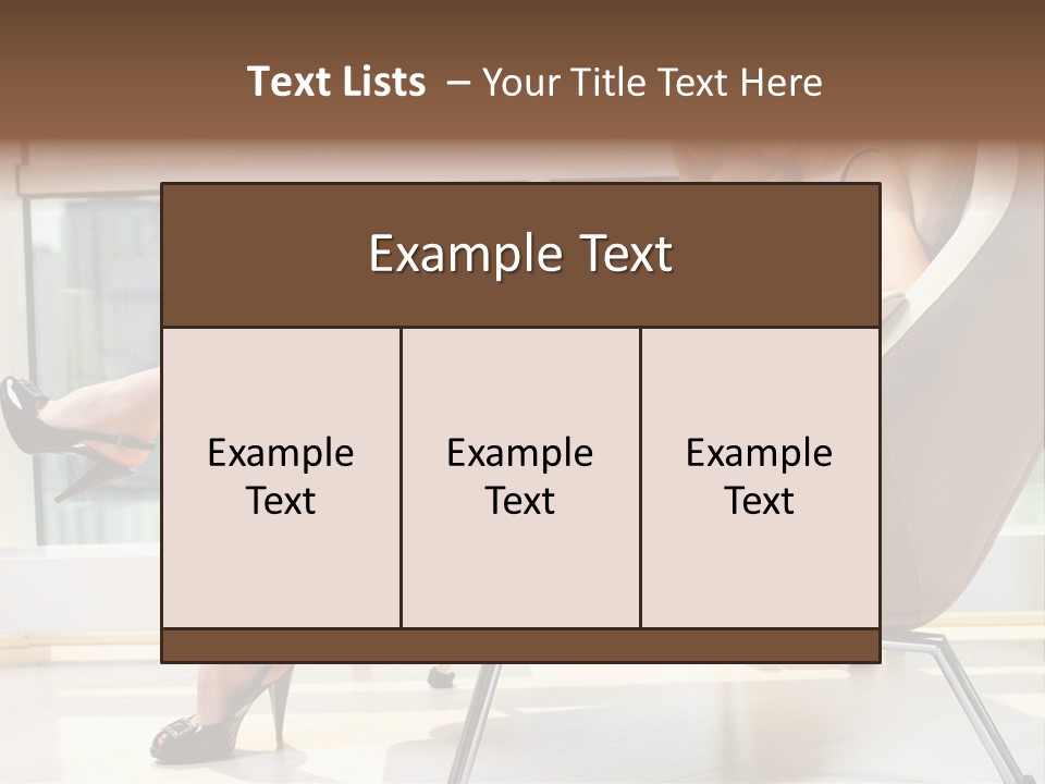 Day Business Window PowerPoint Template