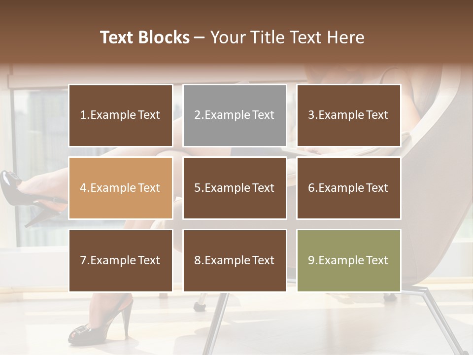 Day Business Window PowerPoint Template