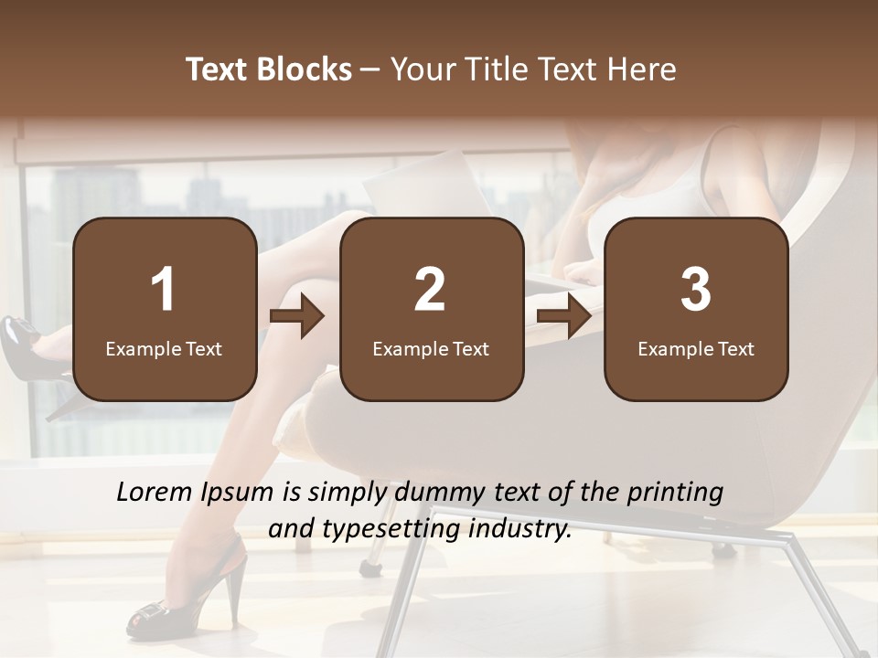 Day Business Window PowerPoint Template