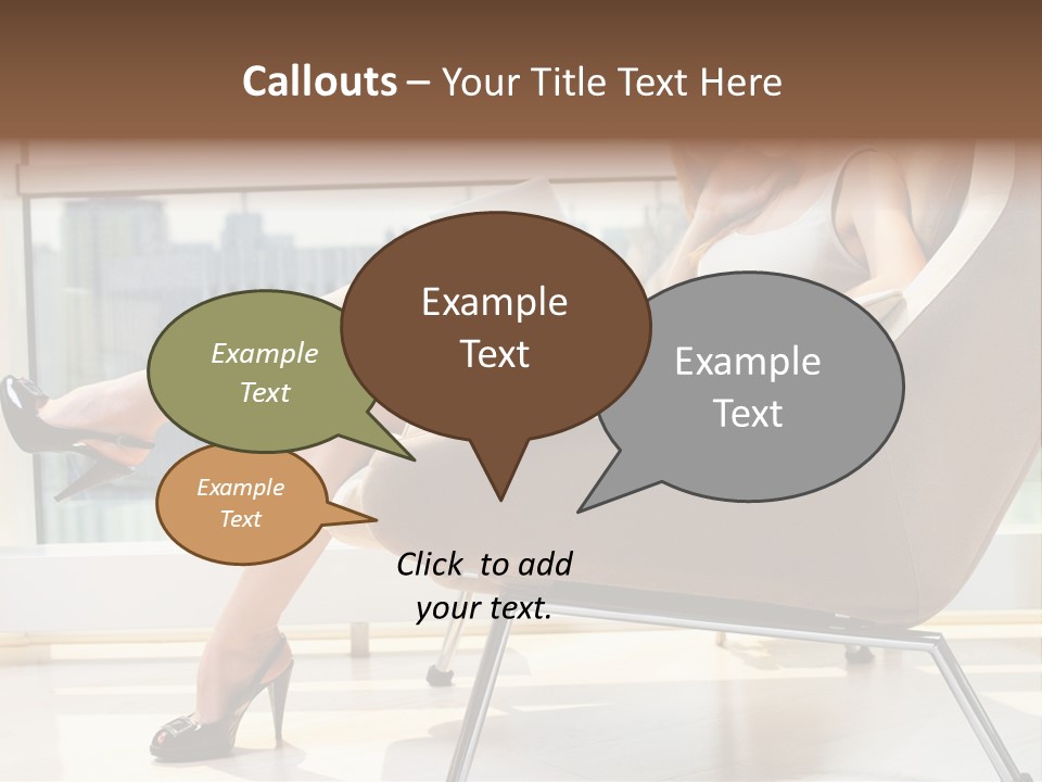 Day Business Window PowerPoint Template