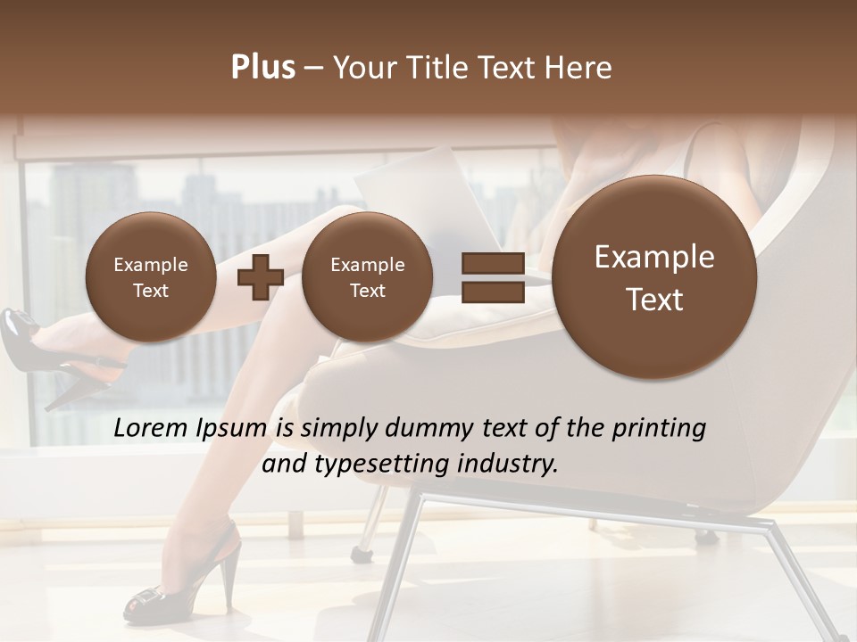 Day Business Window PowerPoint Template