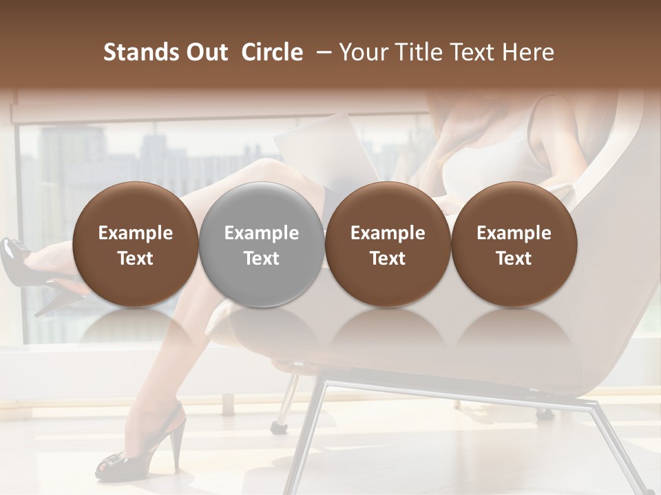 Day Business Window PowerPoint Template