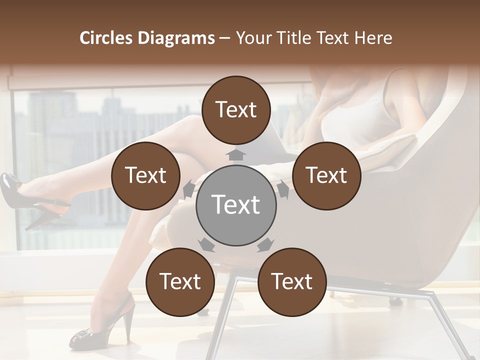 Day Business Window PowerPoint Template