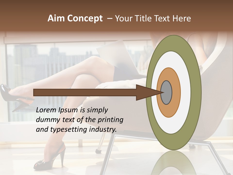 Day Business Window PowerPoint Template