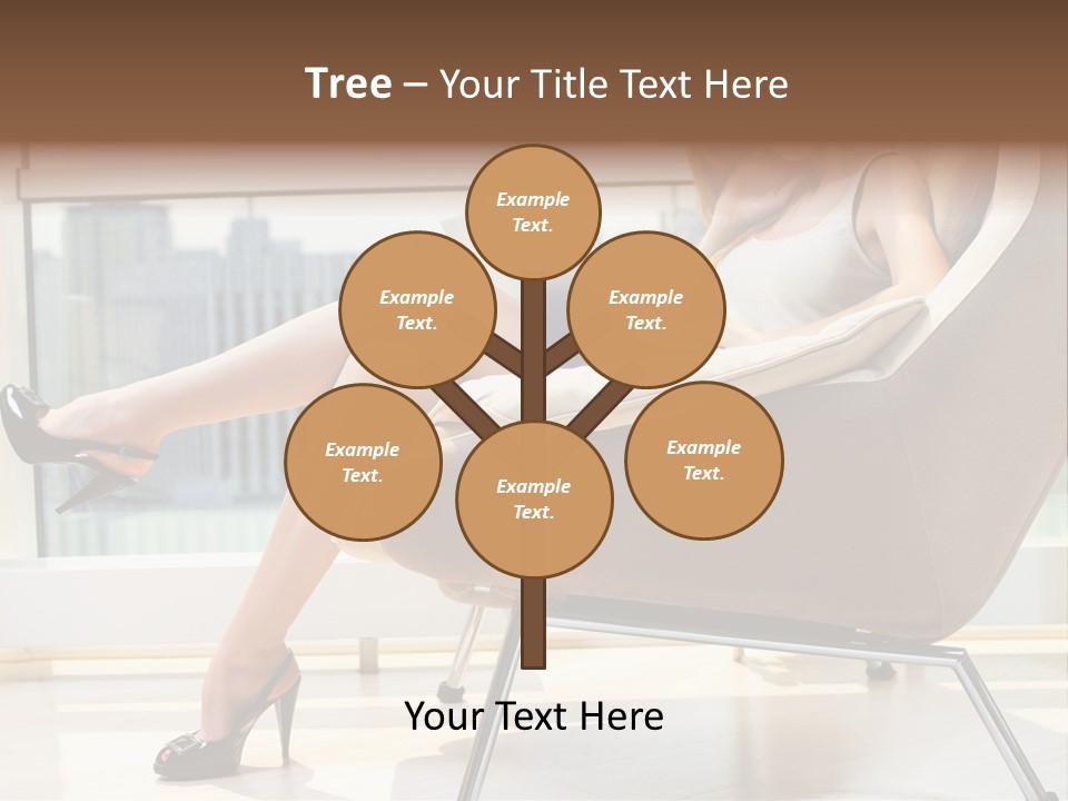 Day Business Window PowerPoint Template