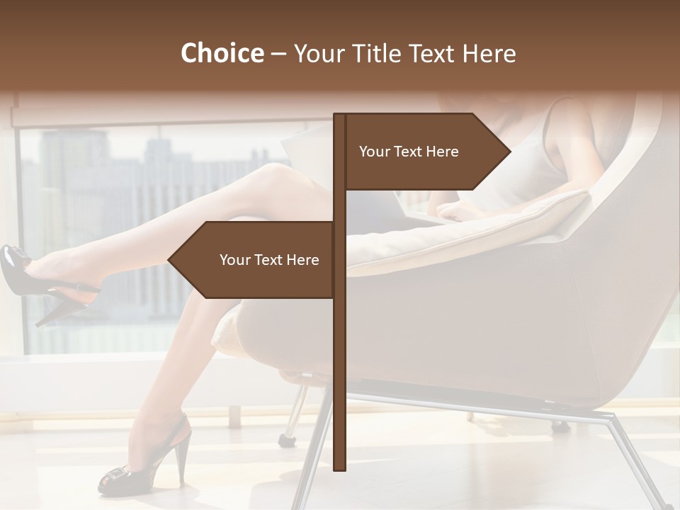 Day Business Window PowerPoint Template