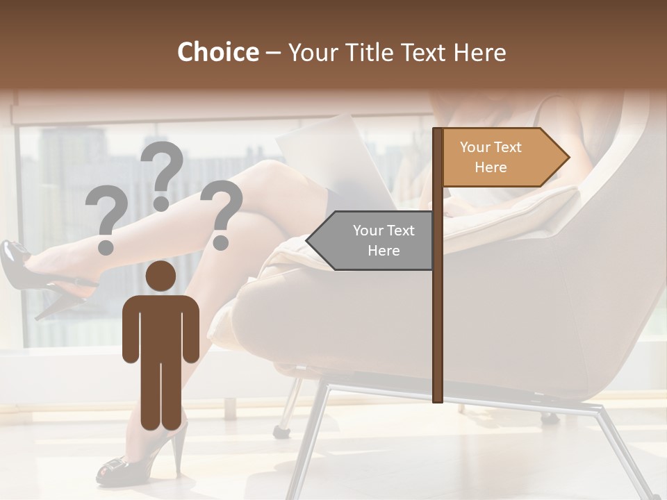 Day Business Window PowerPoint Template
