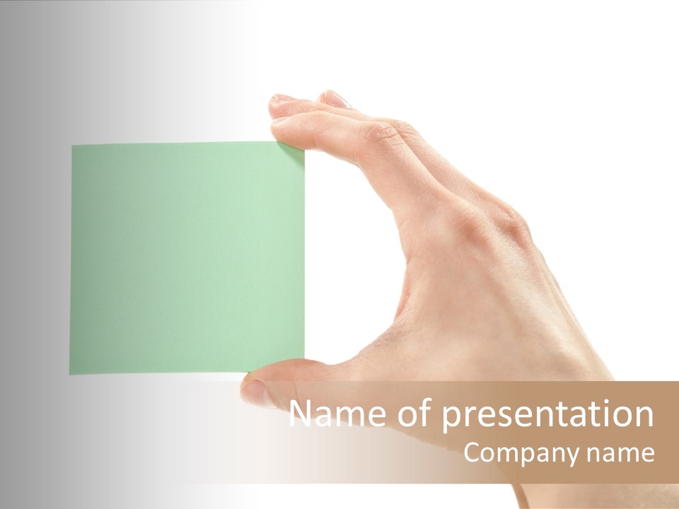 Female Sticker Studio PowerPoint Template