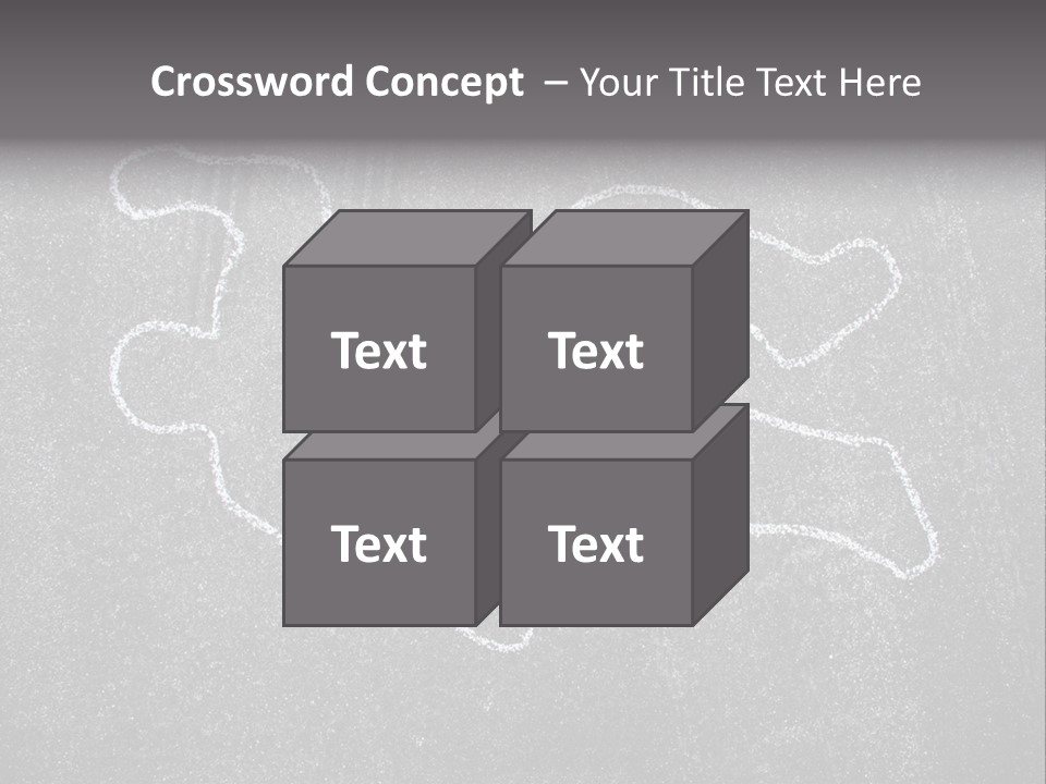 Crime Scene Figure White PowerPoint Template