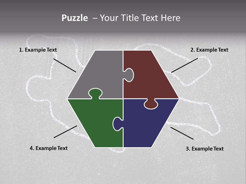 Crime Scene Figure White PowerPoint Template