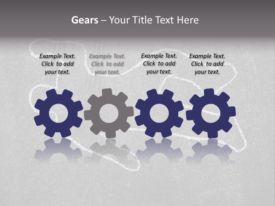 Crime Scene Figure White PowerPoint Template