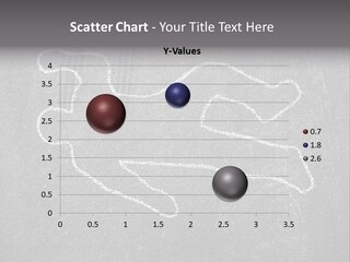 Crime Scene Figure White PowerPoint Template