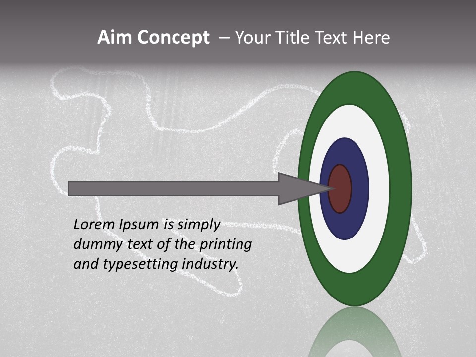Crime Scene Figure White PowerPoint Template
