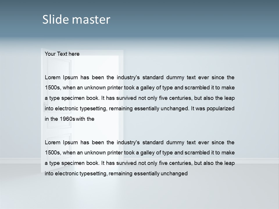 Design Open Graphic PowerPoint Template