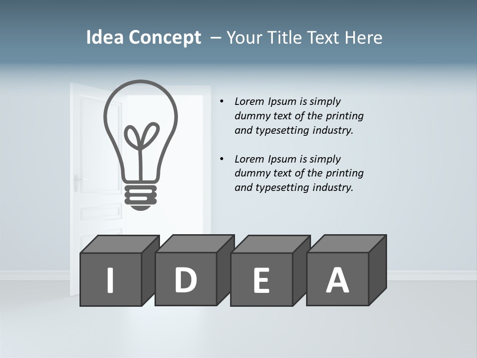 Design Open Graphic PowerPoint Template