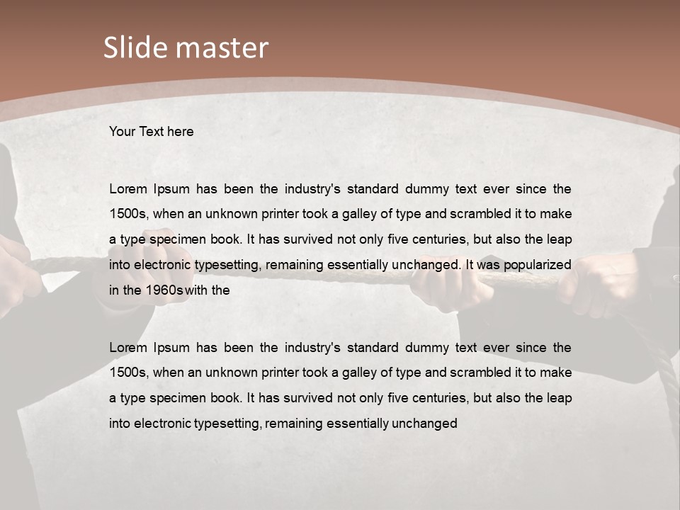 Cord Work Background PowerPoint Template