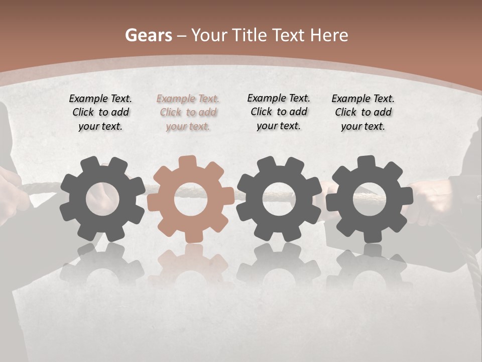 Cord Work Background PowerPoint Template