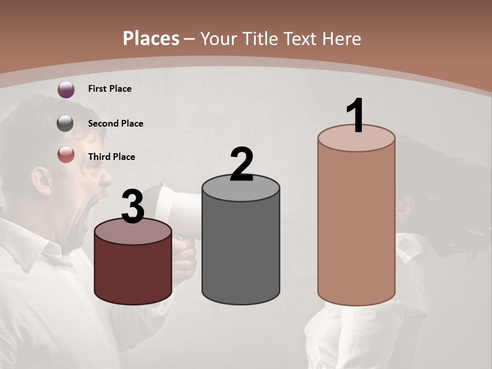 Quarrel Tool Megaphone PowerPoint Template