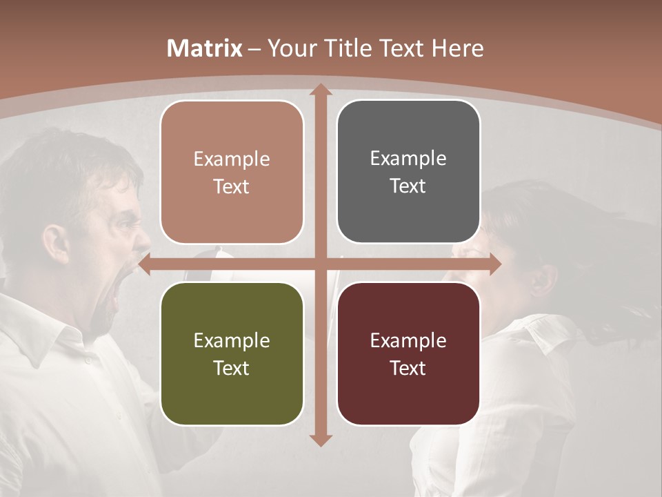 Quarrel Tool Megaphone PowerPoint Template