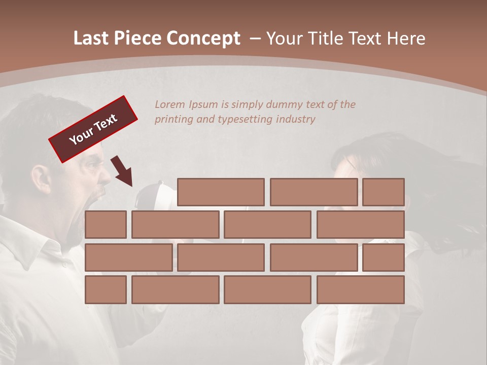Quarrel Tool Megaphone PowerPoint Template