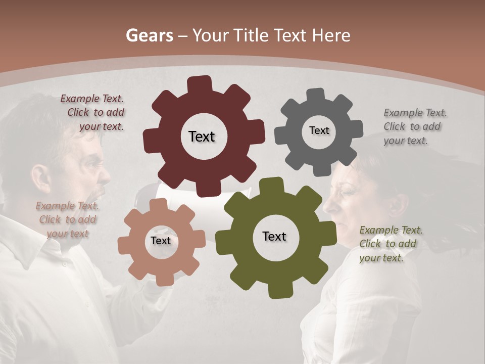 Quarrel Tool Megaphone PowerPoint Template