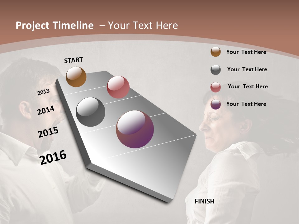 Quarrel Tool Megaphone PowerPoint Template