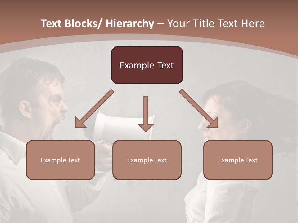 Quarrel Tool Megaphone PowerPoint Template