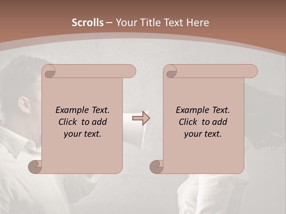 Quarrel Tool Megaphone PowerPoint Template