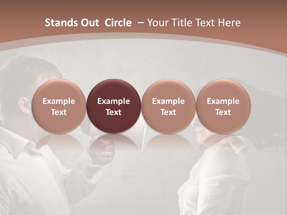 Quarrel Tool Megaphone PowerPoint Template