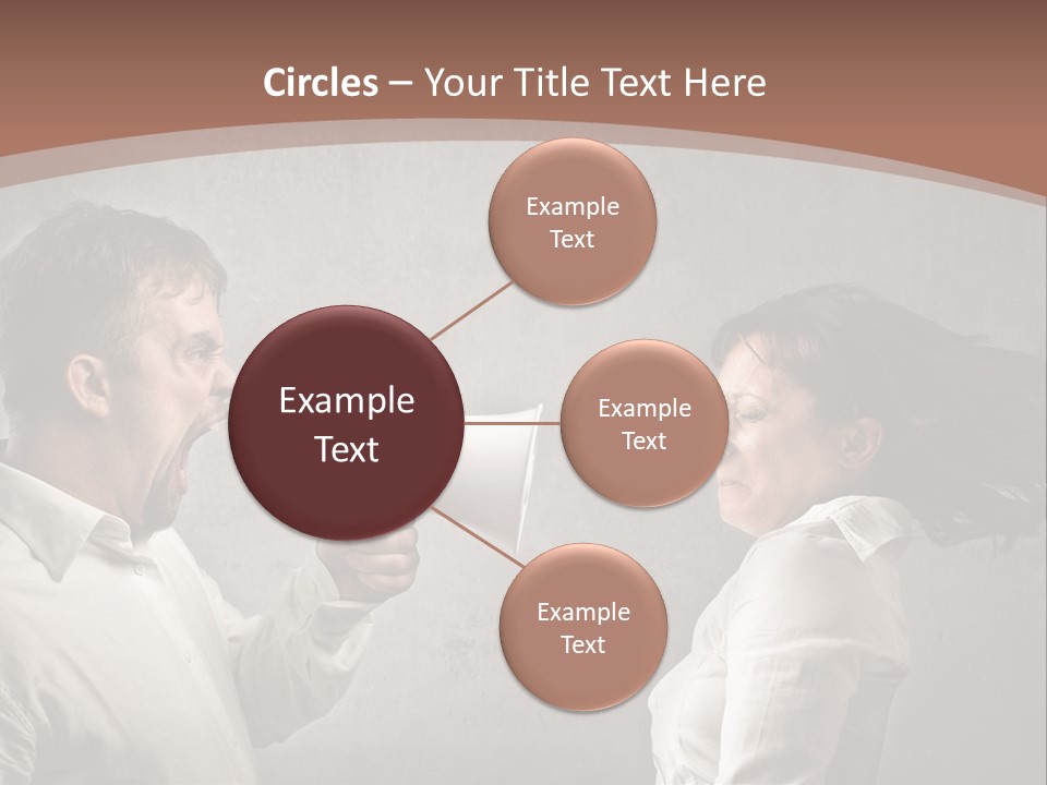 Quarrel Tool Megaphone PowerPoint Template