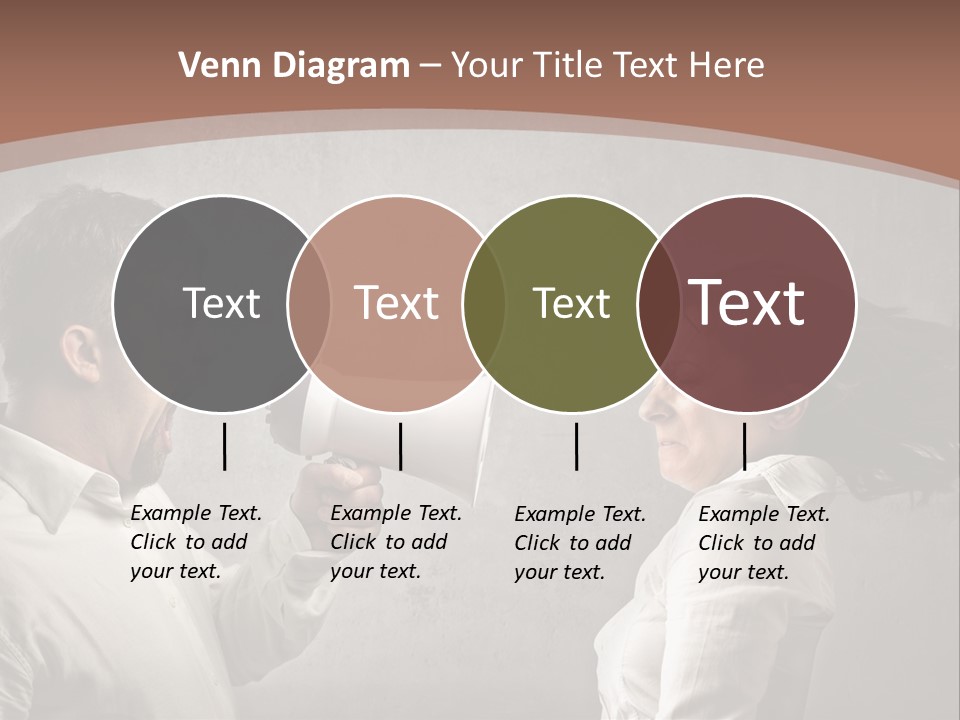 Quarrel Tool Megaphone PowerPoint Template