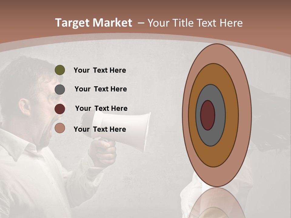 Quarrel Tool Megaphone PowerPoint Template