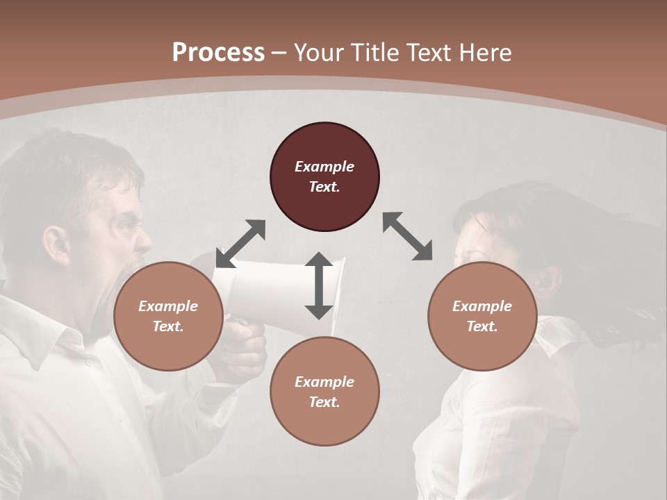 Quarrel Tool Megaphone PowerPoint Template