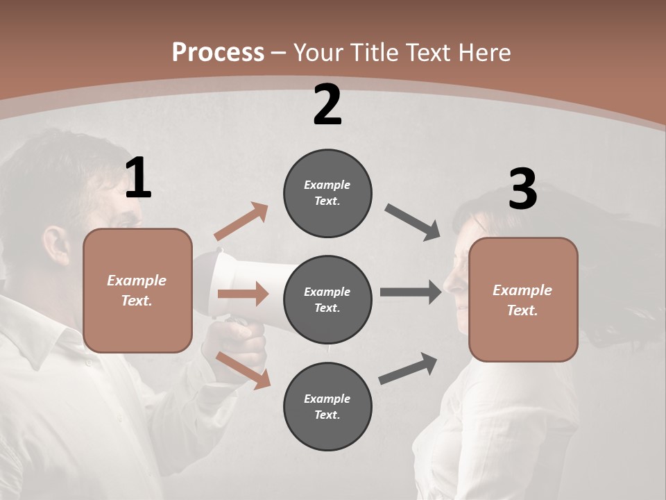 Quarrel Tool Megaphone PowerPoint Template
