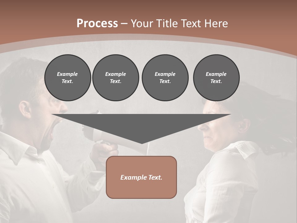 Quarrel Tool Megaphone PowerPoint Template