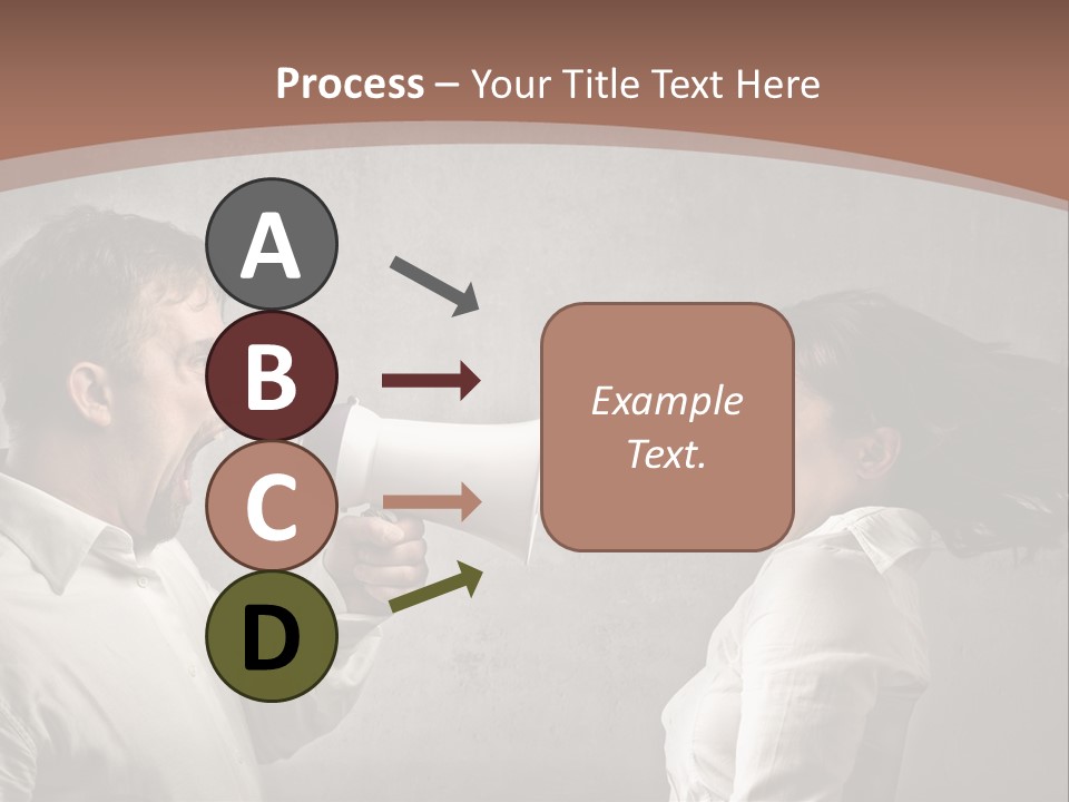 Quarrel Tool Megaphone PowerPoint Template